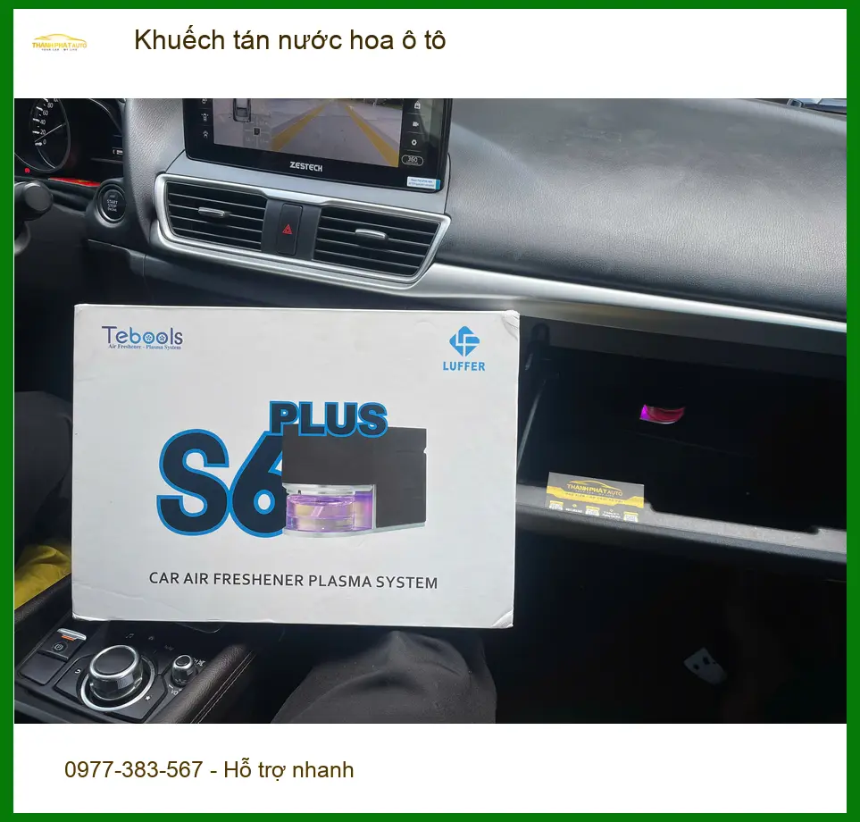 Chị Kim lắp khuếch tán nước hoa ô tô Toyota Vios Quận Thủ Đức để khử mùi