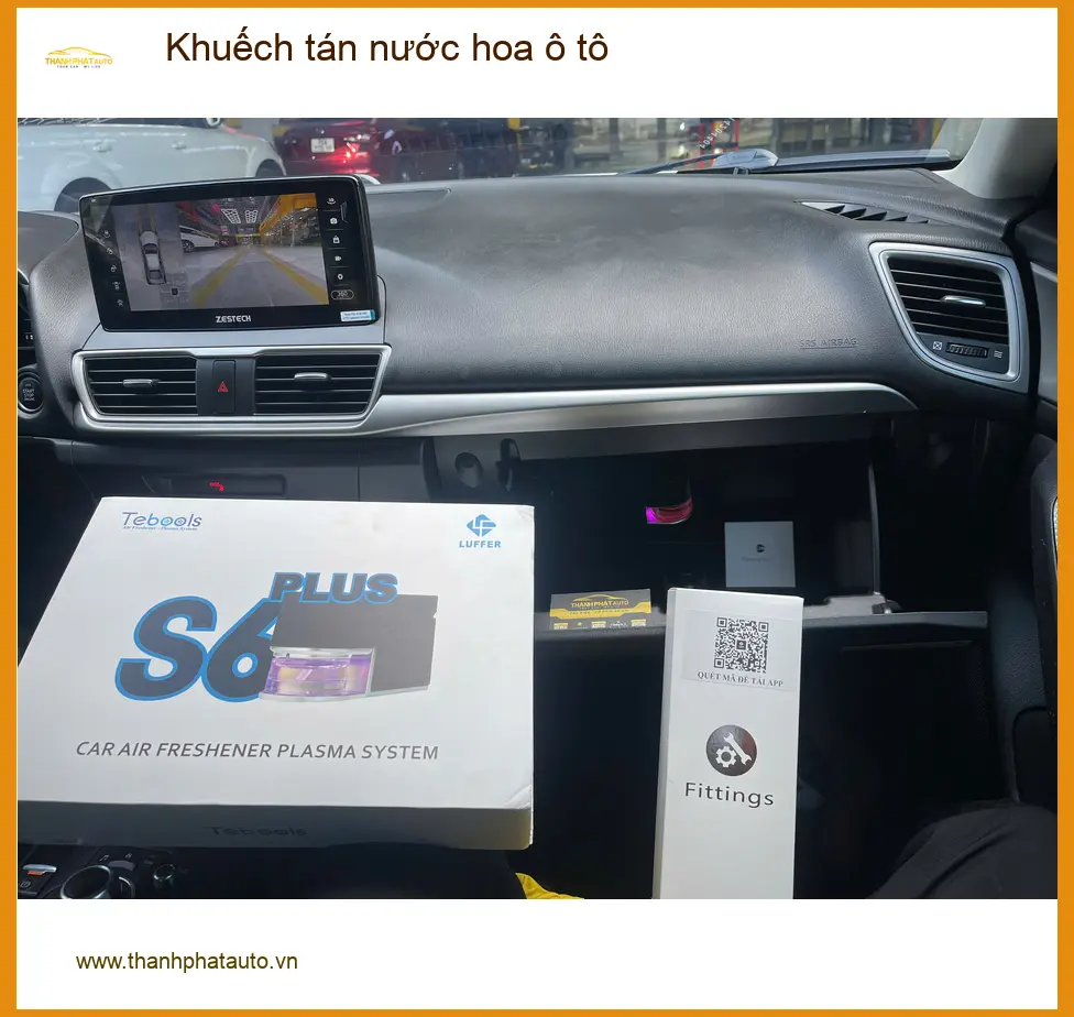 Anh Bách lắp khuếch tán nước hoa ô tô VinFast Lux A2.0 tại Quận Tân Bình