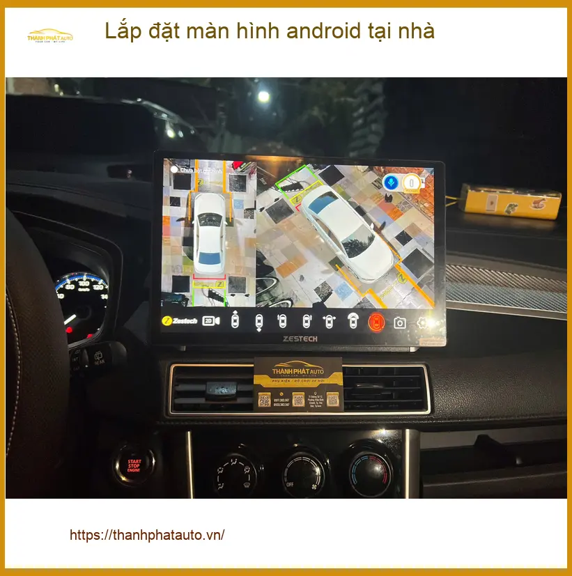 Anh Bảo lắp màn hình Android cho Suzuki Swift tại nhà Quận 12 để tiết kiệm thời gian ảnh thực tế 4
