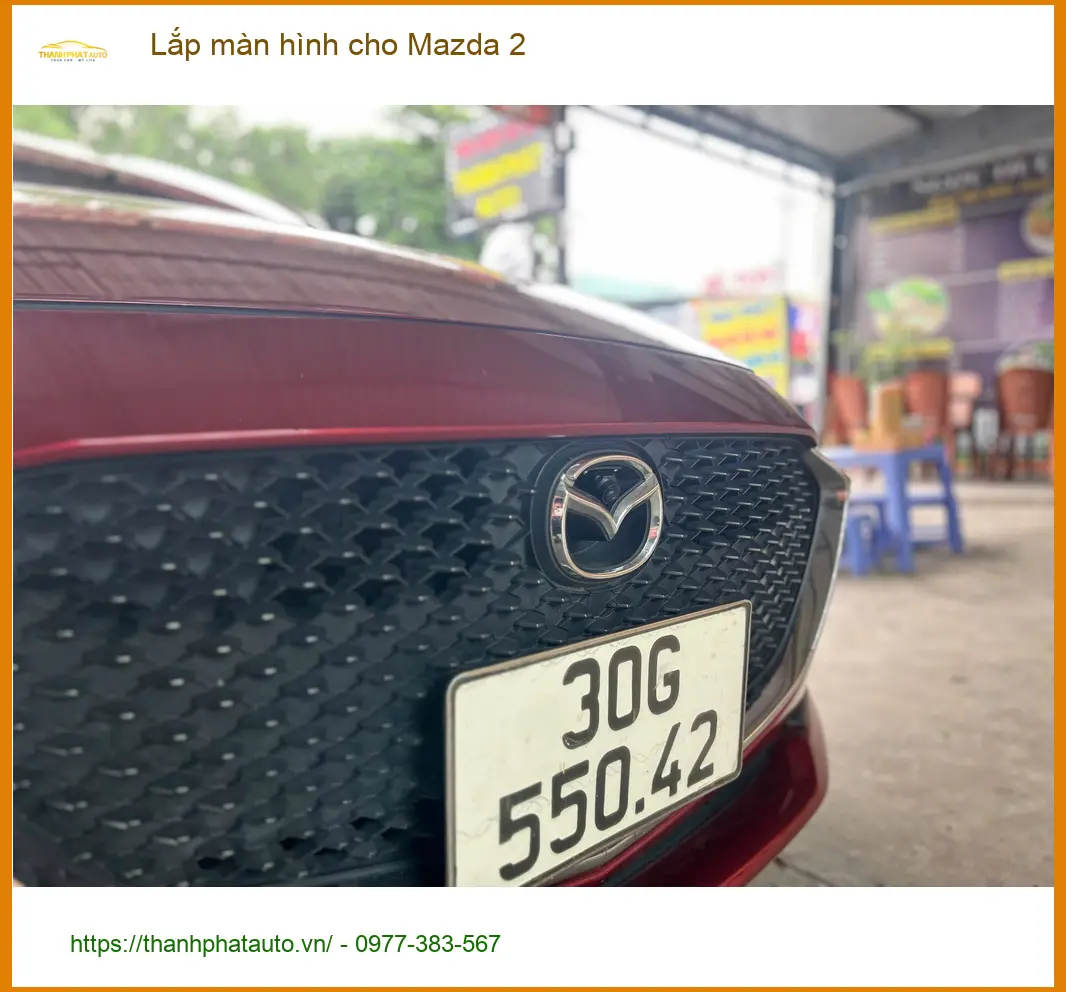 Anh Quang lắp màn hình cho Mazda 2 Quận 11 để tiện dẫn đường và giải trí ảnh thực tế 5