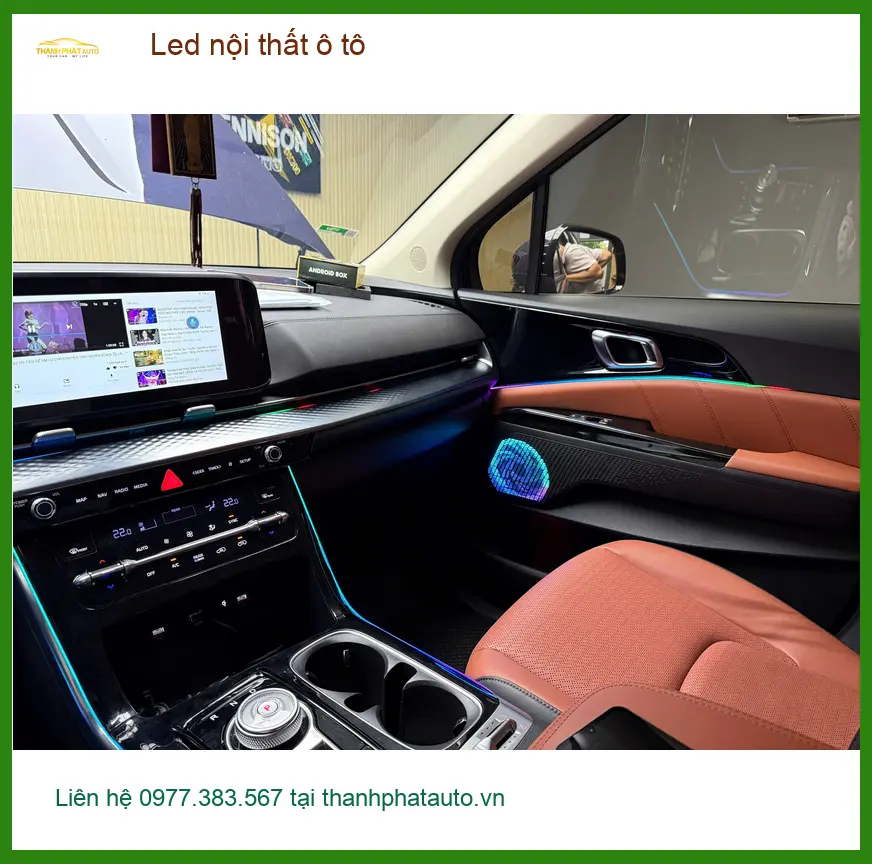 Anh Khải nâng cấp Led nội thất ô tô cho Hyundai Accent tại Hóc Môn thêm lung linh ảnh thực tế 2