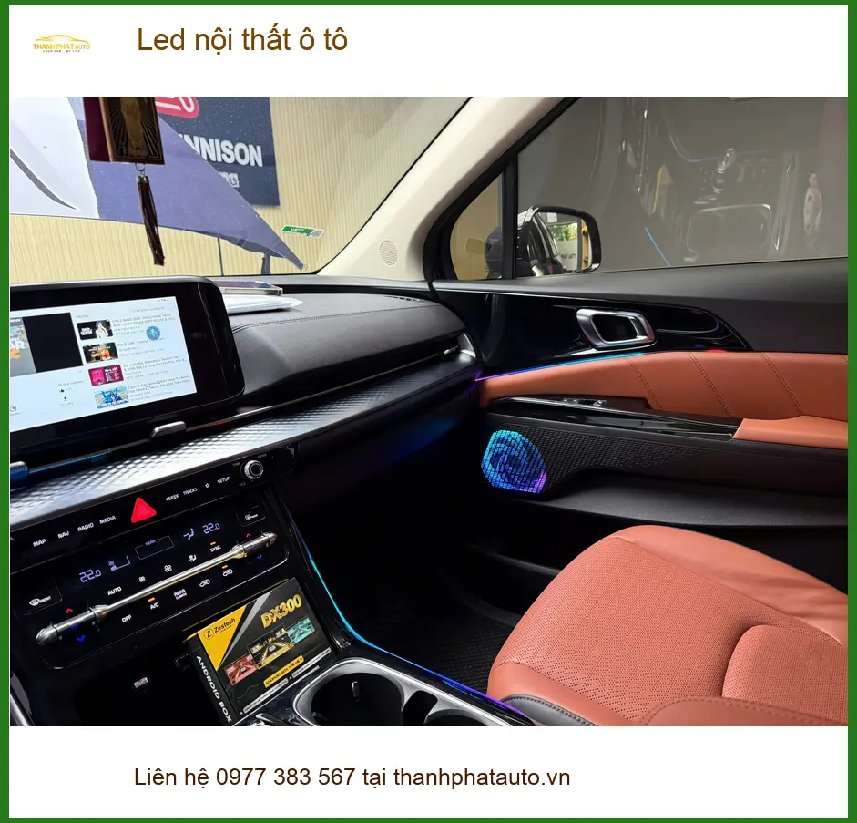 Anh Khải nâng cấp Led nội thất ô tô cho Hyundai Accent tại Hóc Môn thêm lung linh ảnh thực tế 3