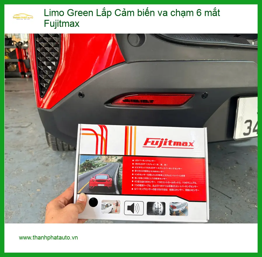 Anh Tùng lắp Cảm biến va chạm 6 mắt Fujitmax cho Ford Transit tại Nhà Bè ảnh thực tế 2