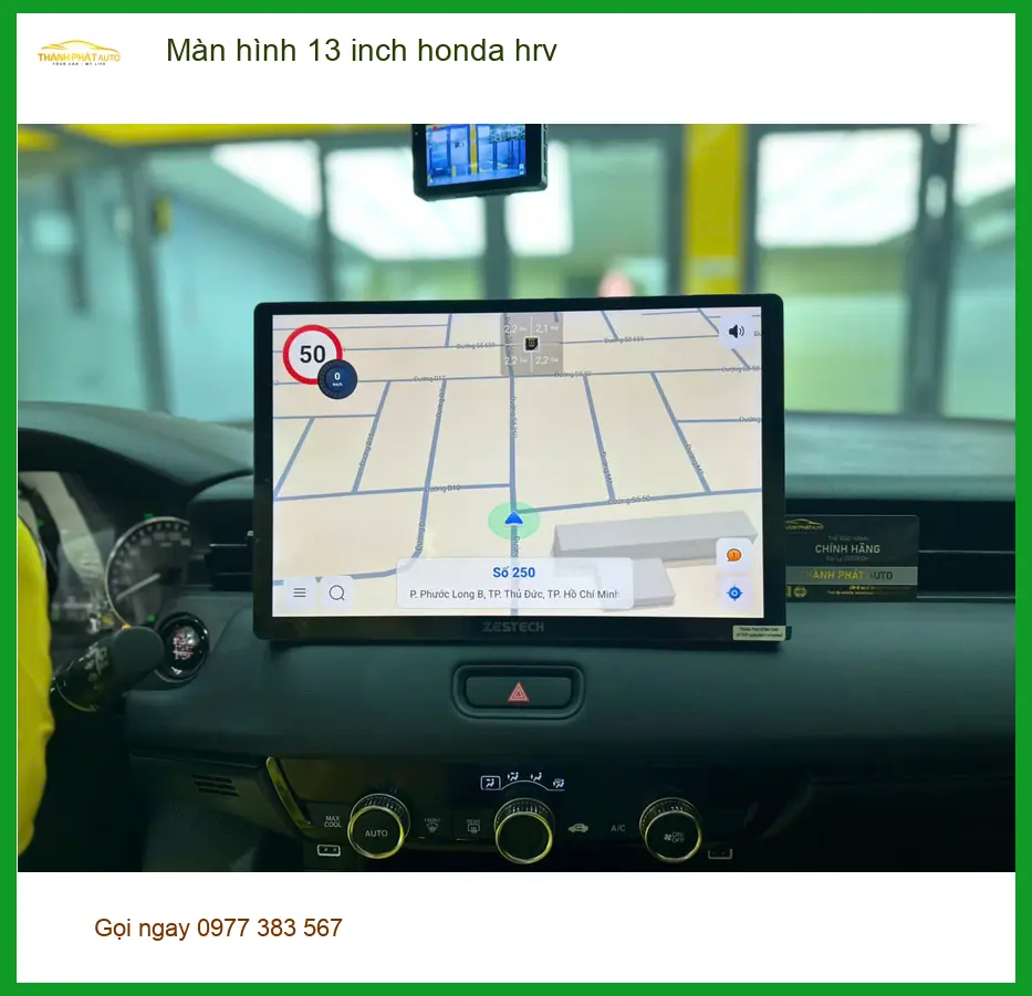Anh Tuân nâng cấp màn hình 13 inch Honda HR-V ở Gò Vấp, màn zin quá cũ kỹ. ảnh thực tế 4