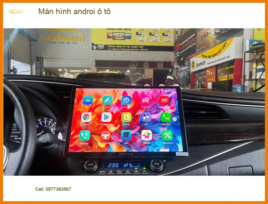 Anh Kiên nâng cấp Màn hình Android cho VinFast Lux SA tại Quận 2 ảnh thực tế 2