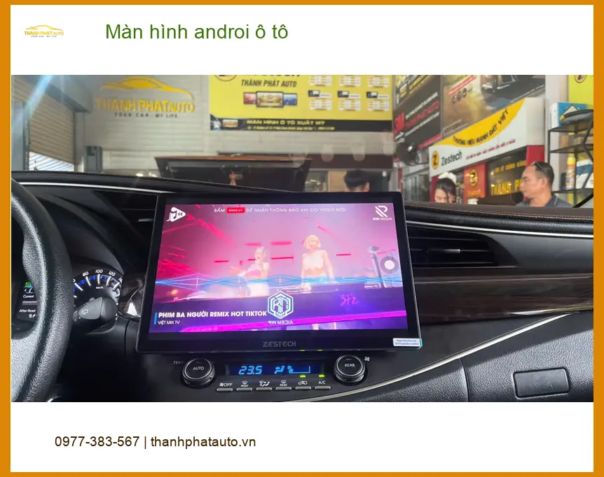 Anh Kiên nâng cấp Màn hình Android cho VinFast Lux SA tại Quận 2 ảnh thực tế 3