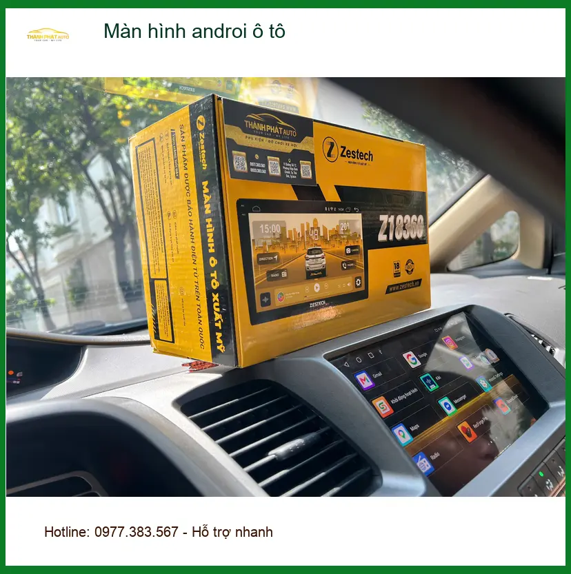 Anh Bảo lắp Màn hình androi ô tô cho Accent tại Quận 8 để trải nghiệm công nghệ mới