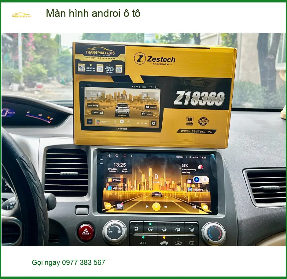Anh Bảo lắp Màn hình androi ô tô cho Accent tại Quận 8 để trải nghiệm công nghệ mới ảnh thực tế 2