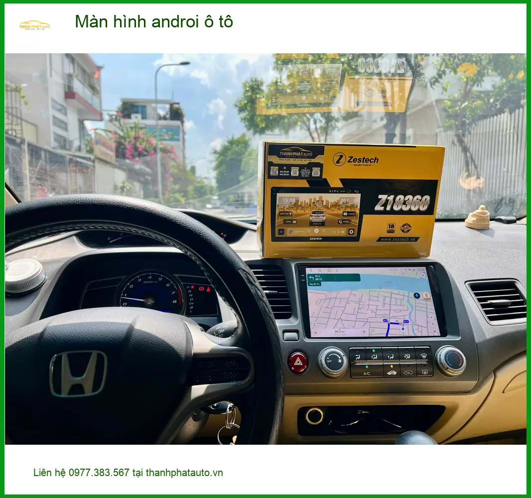 Anh Bảo lắp Màn hình androi ô tô cho Accent tại Quận 8 để trải nghiệm công nghệ mới ảnh thực tế 3