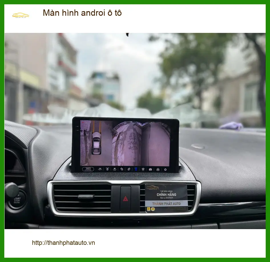 Chị Thanh nâng cấp màn hình Android ô tô Honda CRV tại Quận Thủ Đức ảnh thực tế 4
