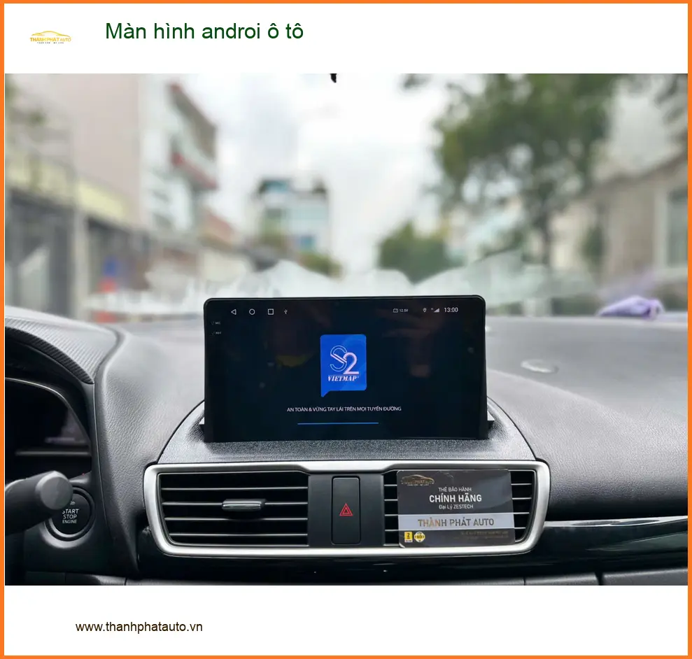 Chị Thanh nâng cấp màn hình Android ô tô Honda CRV tại Quận Thủ Đức ảnh thực tế 5
