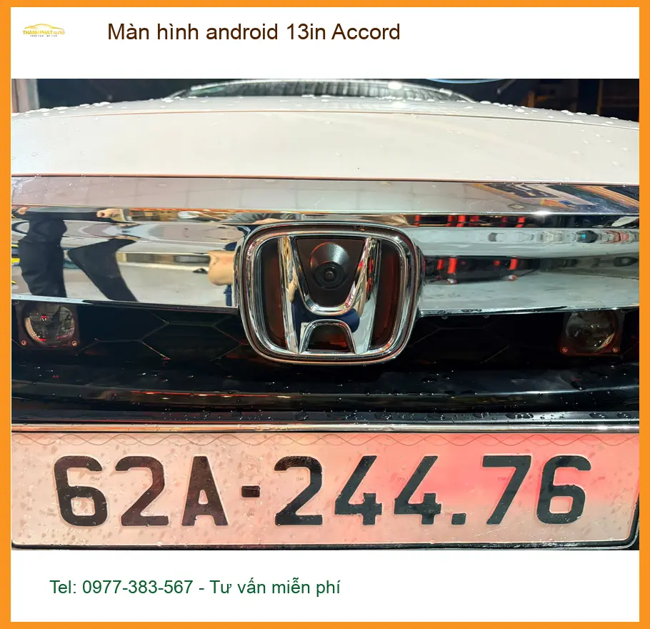 Chị Mai lắp Màn hình Android 13 inch cho Accord ở Hóc Môn