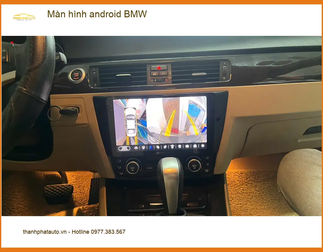 Anh Khải lắp màn hình Android BMW X5 tại Quận 2 tiện nghi, mượt mà hơn