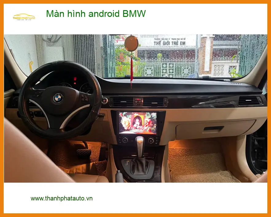 Anh Tấn lắp Màn hình Android cho BMW X5 tại Quận 10 vì màn hình cũ đã lỗi thời ảnh thực tế 4