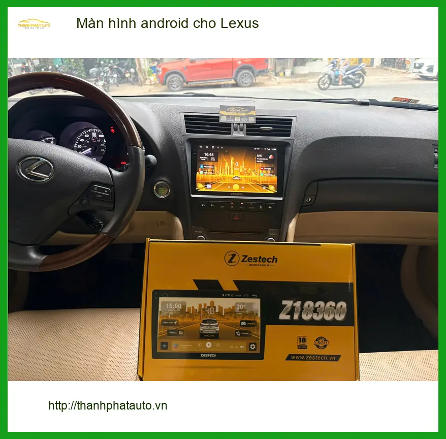 Chị Thảo nâng cấp màn hình Android cho Lexus RX350 tại Quận 5 để trải nghiệm công nghệ mới ảnh thực tế 3