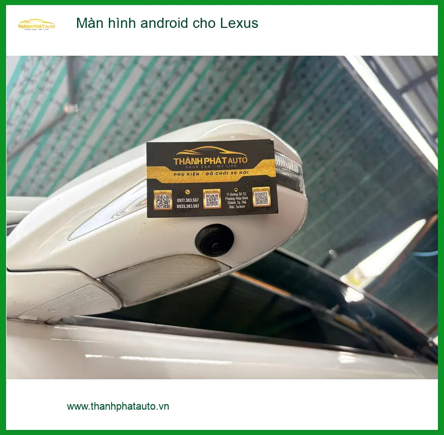 Anh Thắng nâng cấp màn hình Android cho Lexus ES 300h tại Quận 2