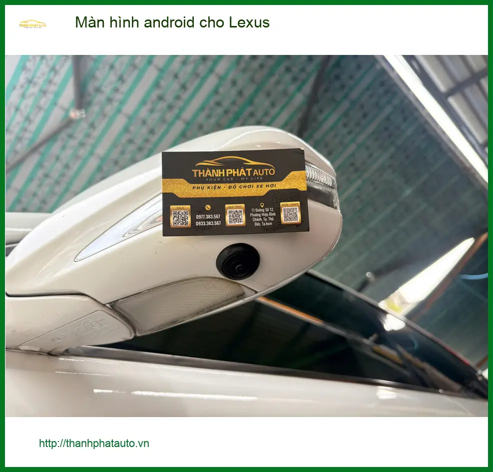 Cô Liên lắp màn hình Android Lexus tại Quận 9, nâng cấp tiện ích ảnh thực tế 4