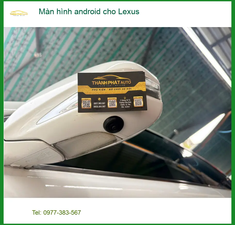 Anh Tuấn Kiệt lắp màn hình Android cho Lexus ES 250 ở Cần Giờ ảnh thực tế 2
