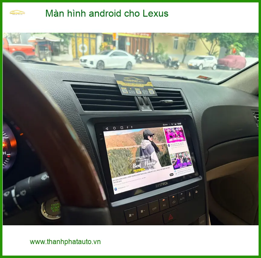 Anh Nhật lắp màn hình Android cho Lexus Quận Bình Chánh, cần tính năng giải trí ảnh thực tế 2