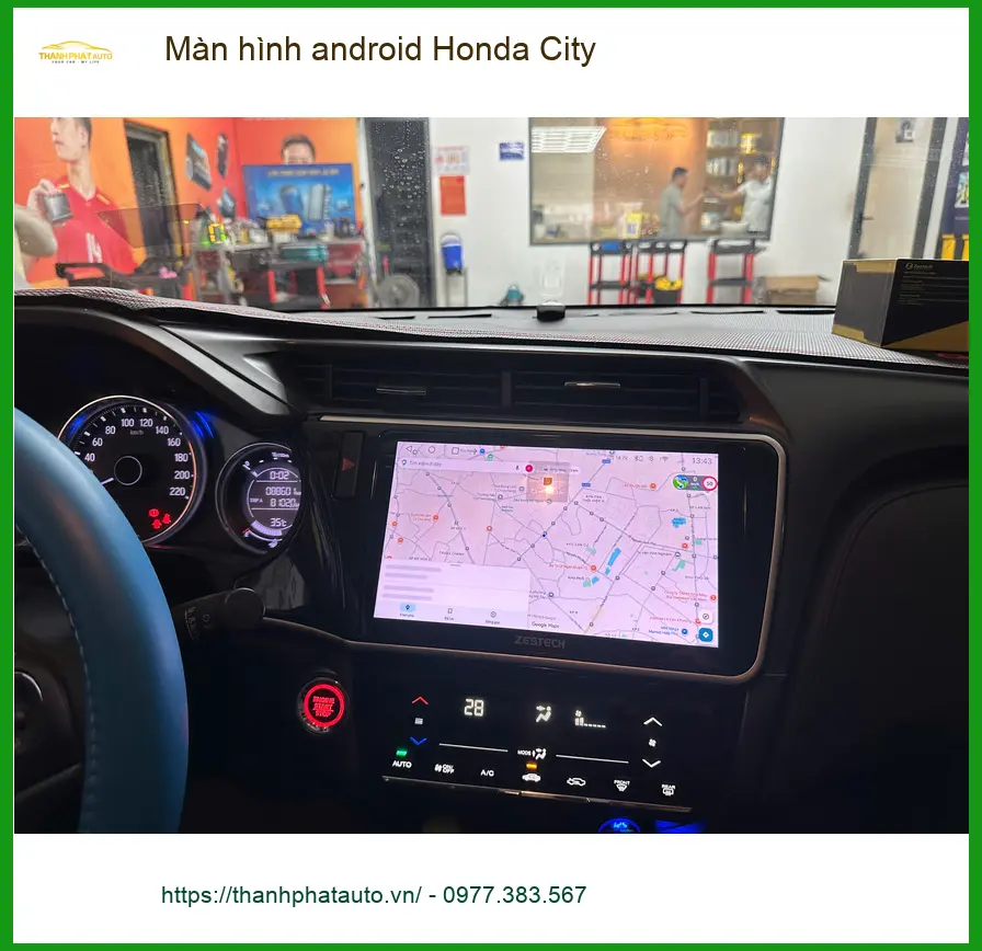Anh Lộc lắp màn hình Android cho Honda City tại Quận Thủ Đức để trải nghiệm công nghệ giải trí đỉnh cao ảnh thực tế 4