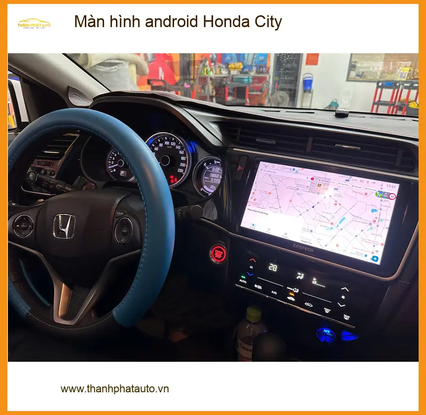 Anh Lộc lắp màn hình Android cho Honda City tại Quận Thủ Đức để trải nghiệm công nghệ giải trí đỉnh cao ảnh thực tế 5