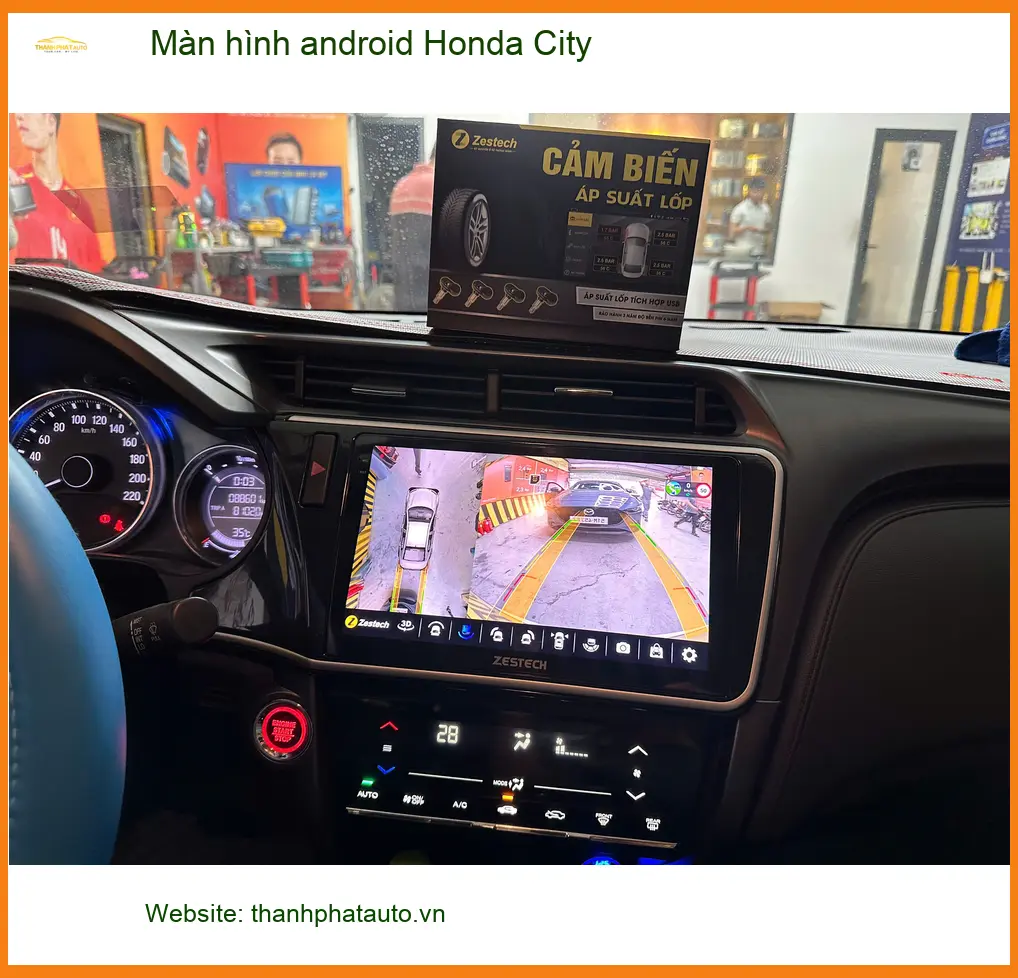 Chị Thảo lắp màn hình Android Honda City Quận 6 để nâng tầm trải nghiệm giải trí
