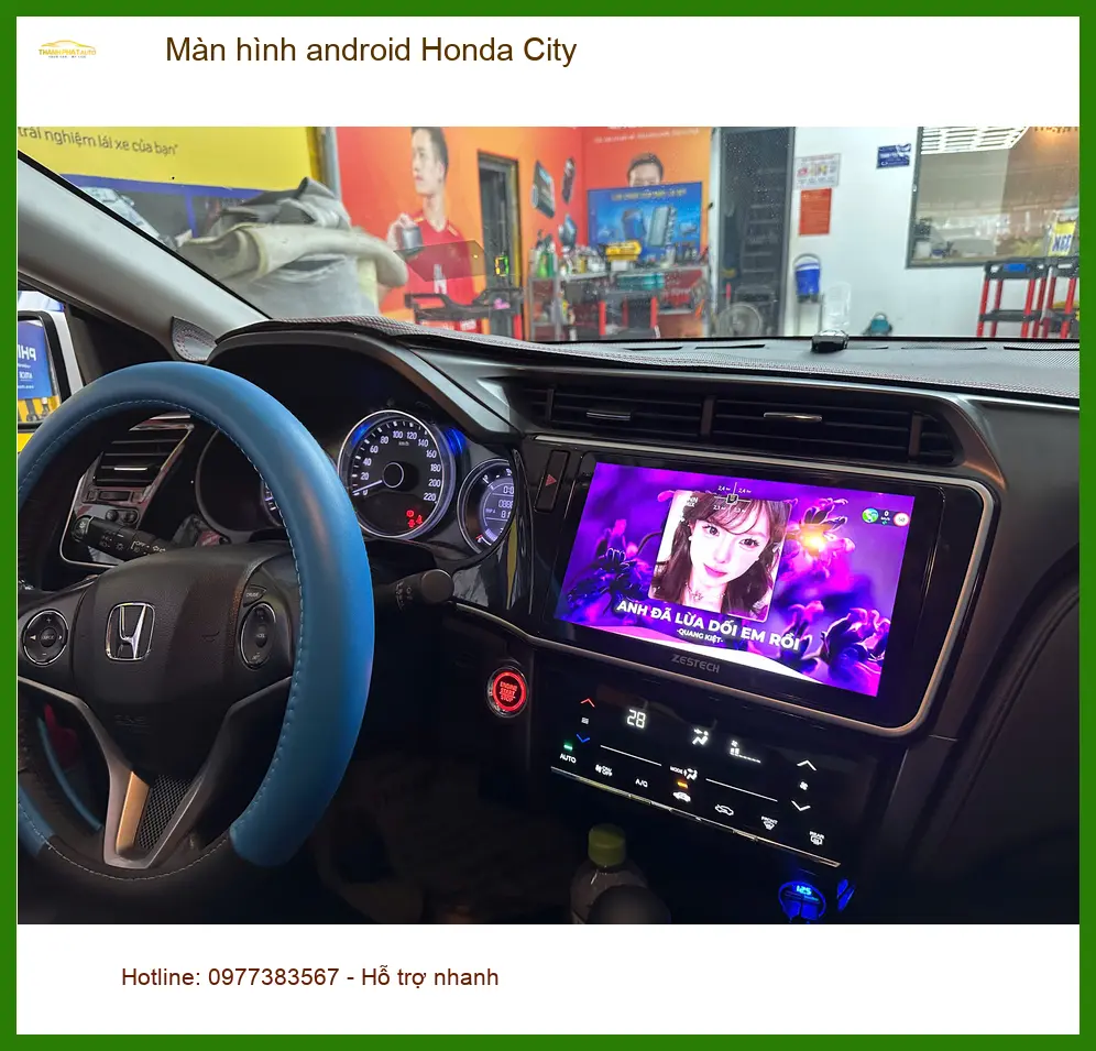 Chị Thảo lắp màn hình Android Honda City Quận 6 để nâng tầm trải nghiệm giải trí ảnh thực tế 4