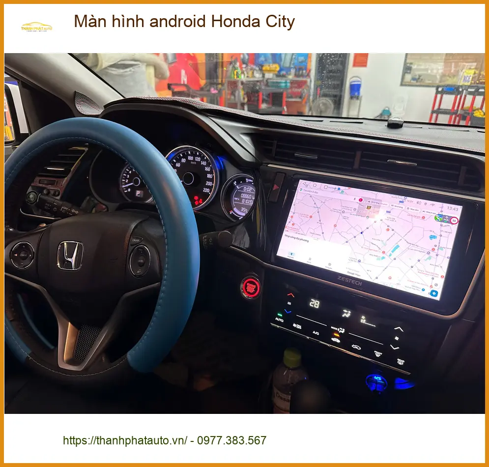 Anh Tùng nâng cấp màn hình Android cho Honda City ở Quận 10 ảnh thực tế 2