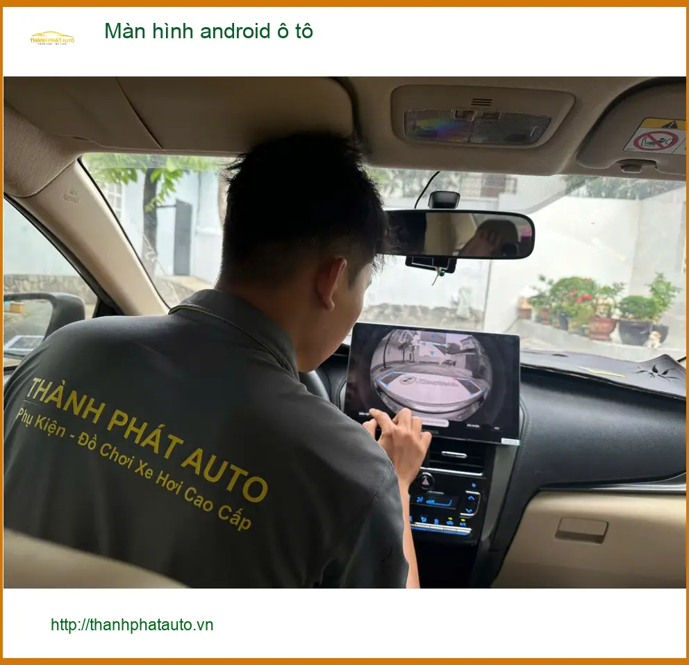 Anh Dũng lắp màn hình Android ô tô cho Ford Everest tại Quận Bình Thạnh