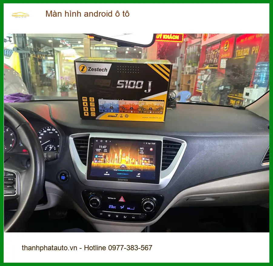 Anh Trọng lắp Màn hình android ô tô cho Kia K3 tại Quận 6 để giải trí trên mọi hành trình ảnh thực tế 2