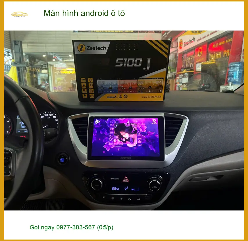 Anh Trọng lắp Màn hình android ô tô cho Kia K3 tại Quận 6 để giải trí trên mọi hành trình ảnh thực tế 3