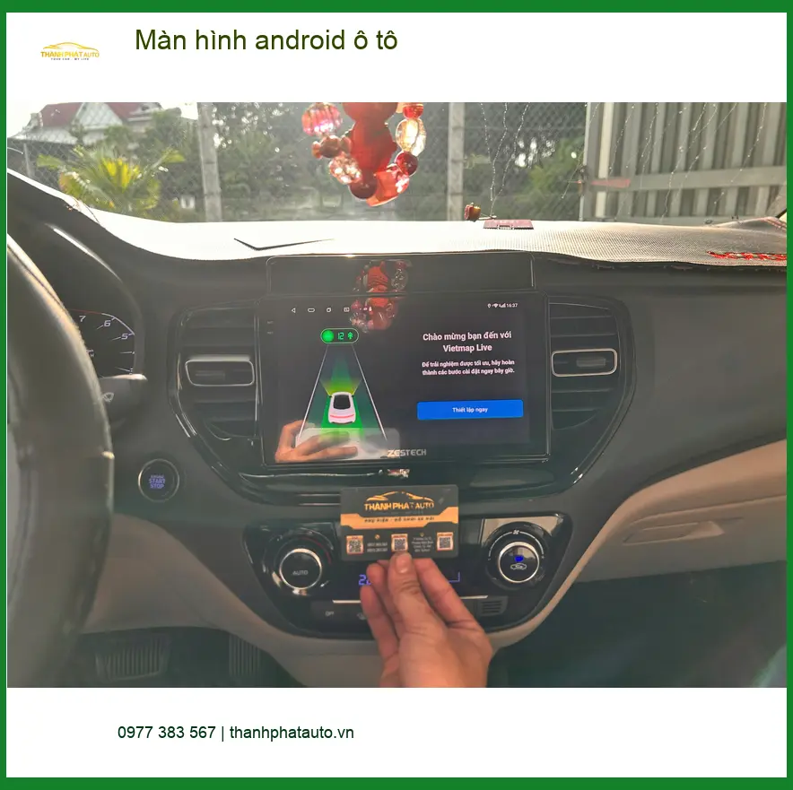 Anh Cường nâng cấp màn hình Android ô tô cho Mazda CX-5 tại Quận Tân Bình