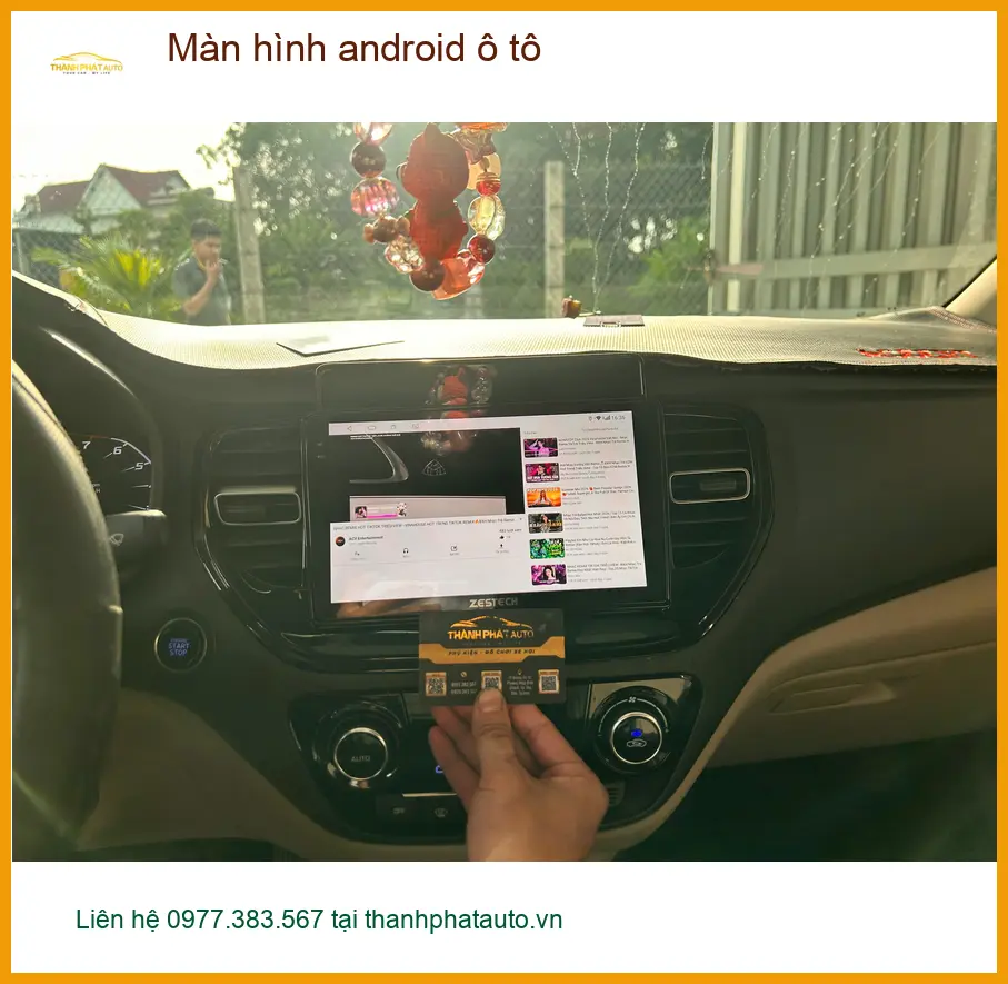 Anh Cường nâng cấp màn hình Android ô tô cho Mazda CX-5 tại Quận Tân Bình ảnh thực tế 2