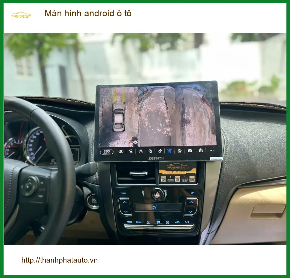 Chị Mai nâng cấp màn hình android ô tô cho Hyundai Kona ở Quận 7 chất lượng