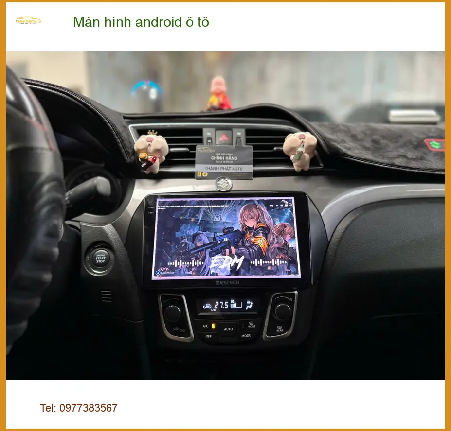 Anh Minh lắp màn hình Android ô tô cho Hyundai Accent tại Quận 8 để giải trí tốt hơn ảnh thực tế 4