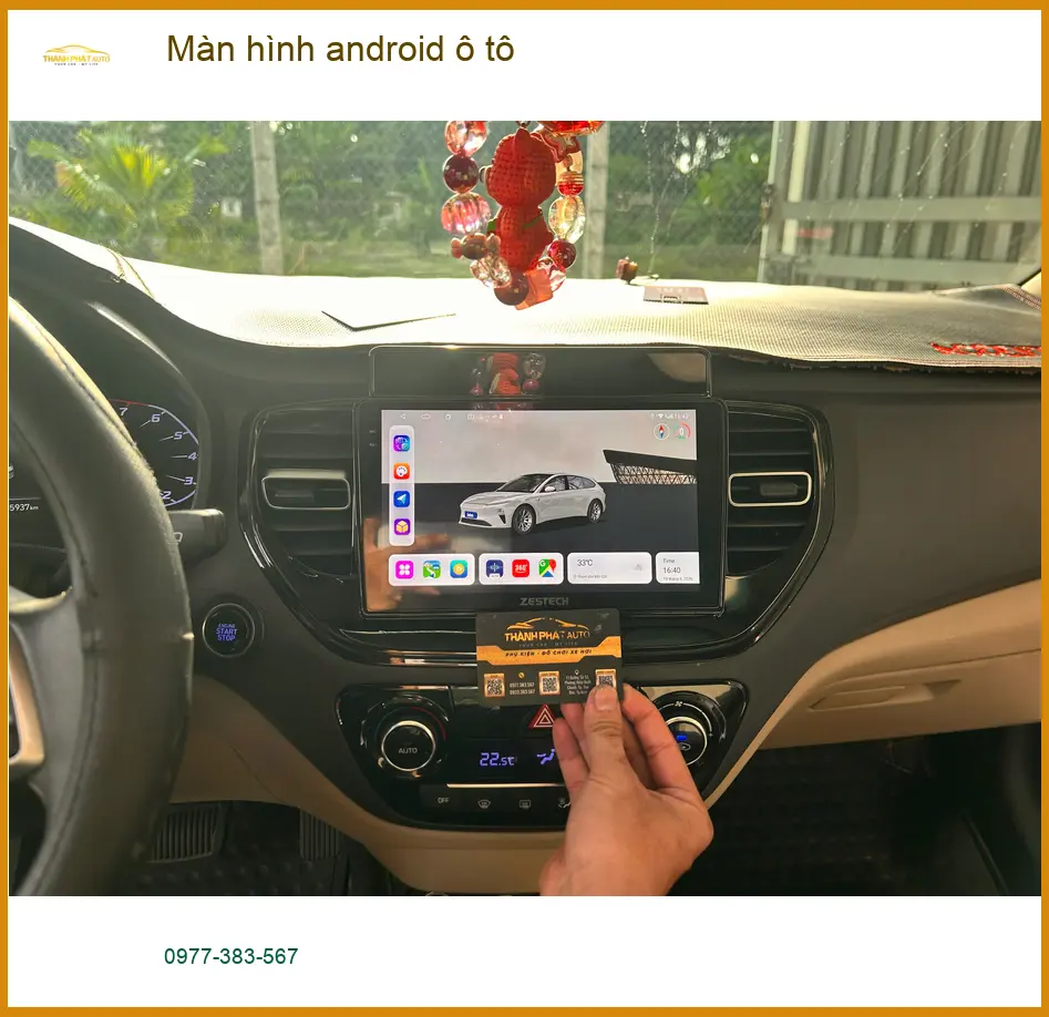 Chị Kim Liên lắp màn hình Android ô tô Honda HR-V ở Gò Vấp ảnh thực tế 2