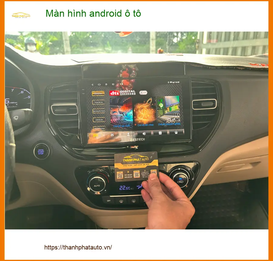 Chị Kim Liên lắp màn hình Android ô tô Honda HR-V ở Gò Vấp ảnh thực tế 3