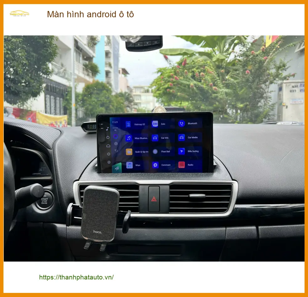 Anh Khải lắp màn hình Android ô tô Honda CRV tại Tân Phú vì màn zin cũ