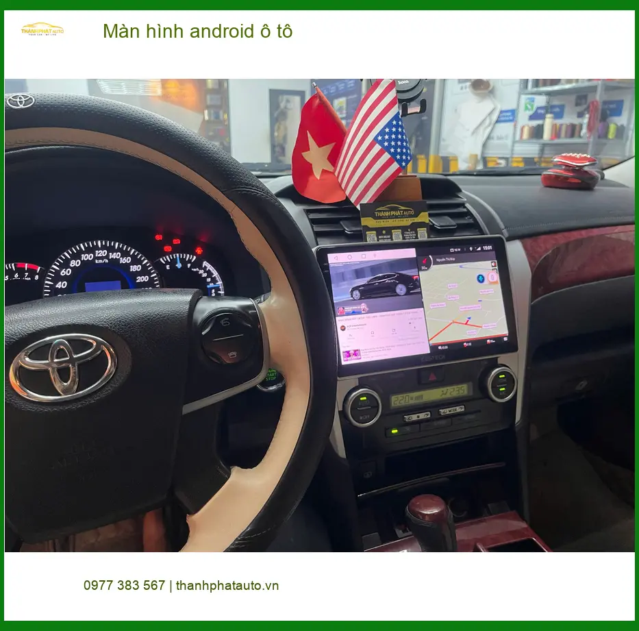 Anh Trường lắp màn hình android ô tô Honda Civic Quận 7 cho xe cũ