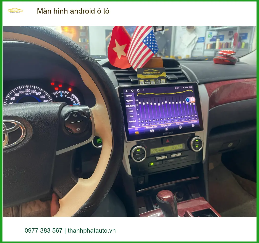 Anh Trường lắp màn hình android ô tô Honda Civic Quận 7 cho xe cũ ảnh thực tế 5