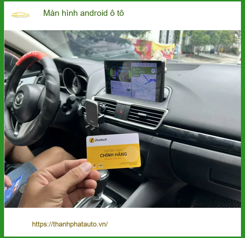 Anh Minh lắp màn hình Android ô tô cho Hyundai Accent tại Quận Tân Bình