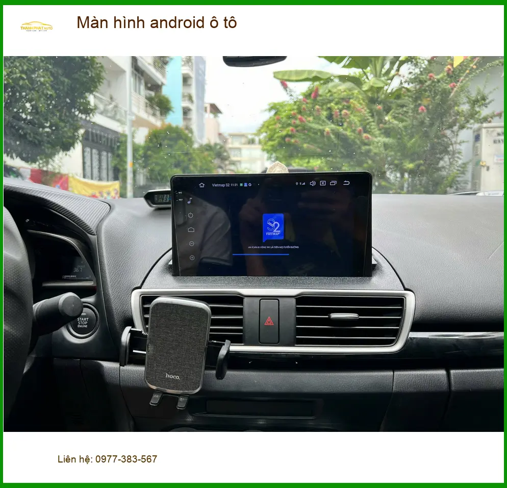 Anh Minh lắp màn hình Android ô tô cho Hyundai Accent tại Quận Tân Bình ảnh thực tế 2