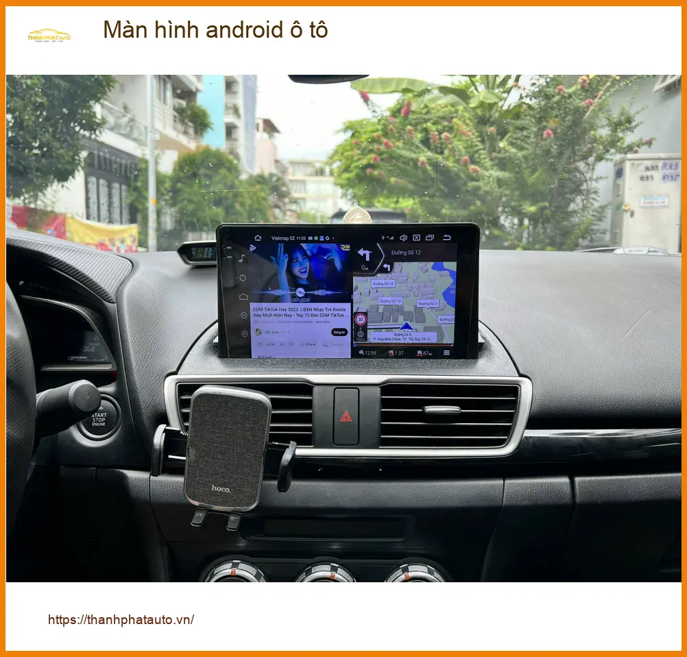 Anh Minh lắp màn hình Android ô tô cho Hyundai Accent tại Quận Tân Bình ảnh thực tế 4