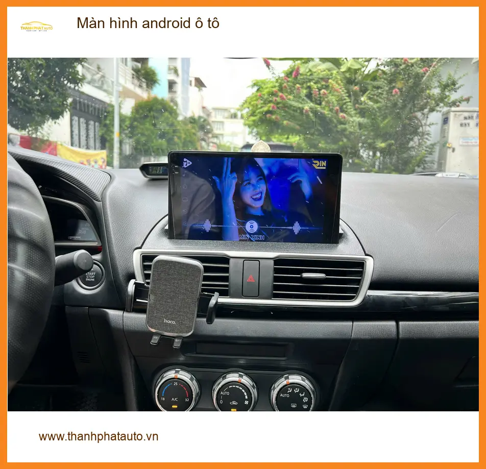 Anh Minh lắp màn hình Android ô tô cho Hyundai Accent tại Quận Tân Bình ảnh thực tế 5