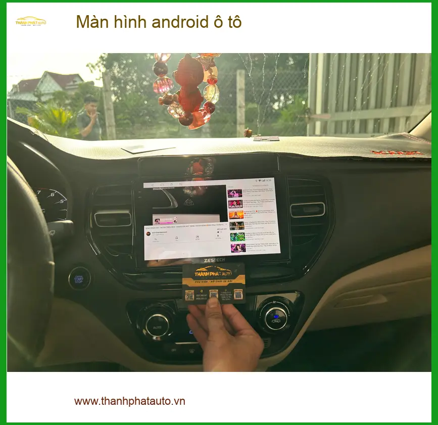 Anh Huy lắp màn hình Android ô tô tại Quận Thủ Đức cho xe Mazda CX-5