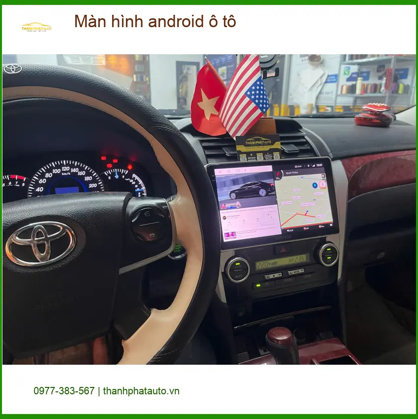 Chú Bảo lắp màn hình Android ô tô cho Kia K3 tại Quận 9 vì màn hình cũ chậm