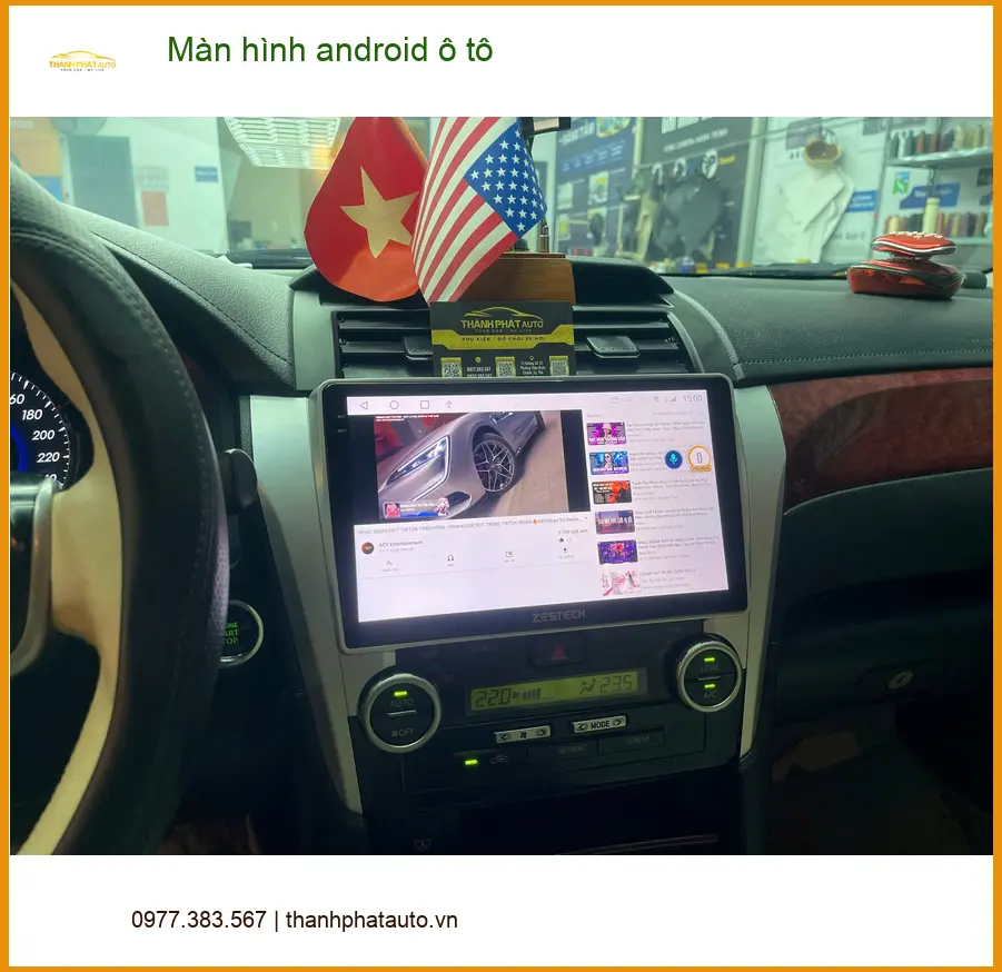 Chú Bảo lắp màn hình Android ô tô cho Kia K3 tại Quận 9 vì màn hình cũ chậm ảnh thực tế 3
