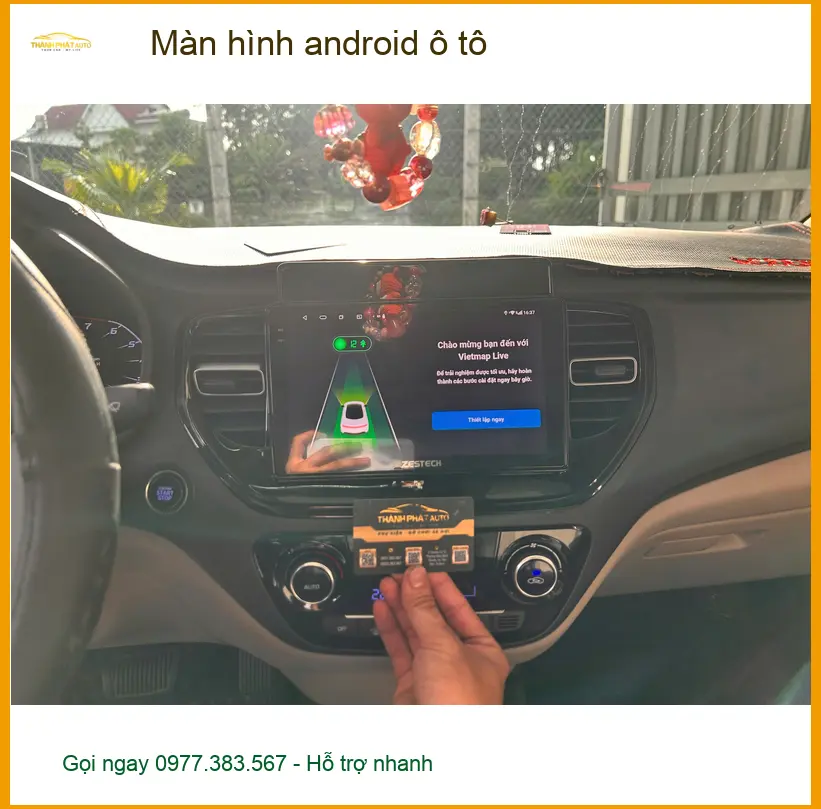 Anh Huy lắp màn hình Android ô tô tại Quận Thủ Đức cho xe Mazda CX-5 ảnh thực tế 3