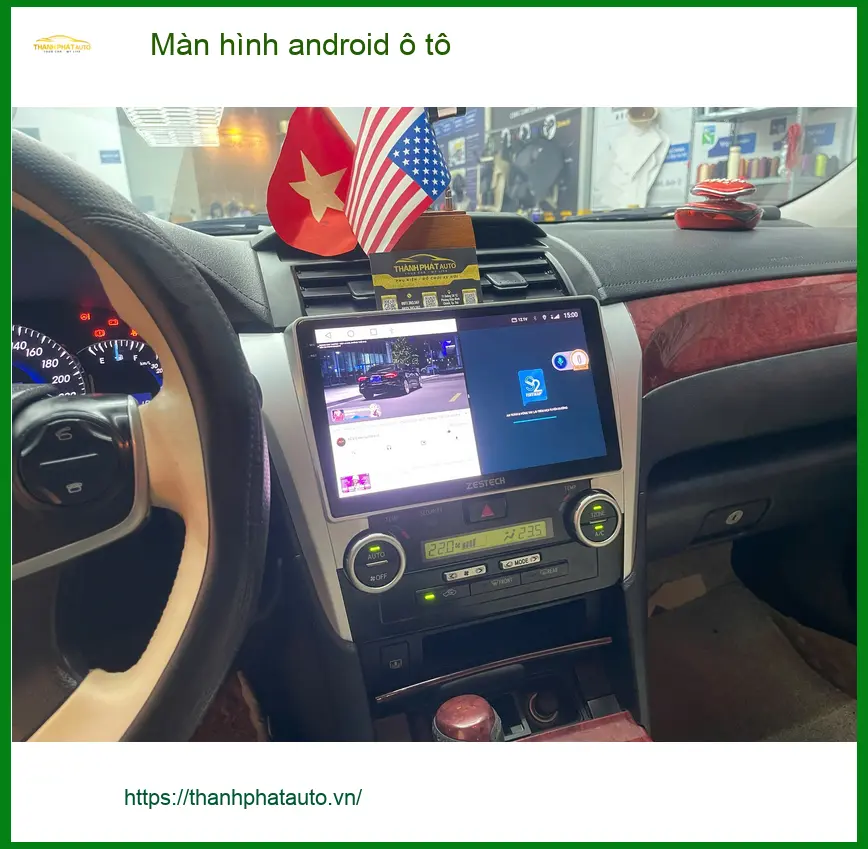 Chị Lan Anh nâng cấp màn hình Android ô tô Kia K3 tại Thủ Đức