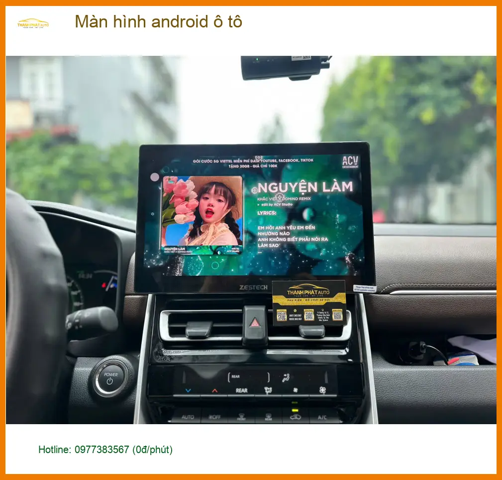 Anh Bảo lắp màn hình android ô tô Honda CRV tại Hóc Môn ảnh thực tế 2